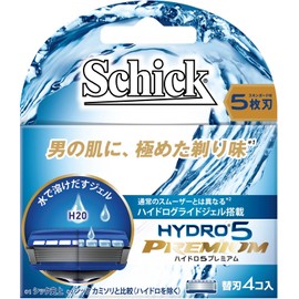 Schick Hydro 5 Premium Replacement Blades (4 Pieces)