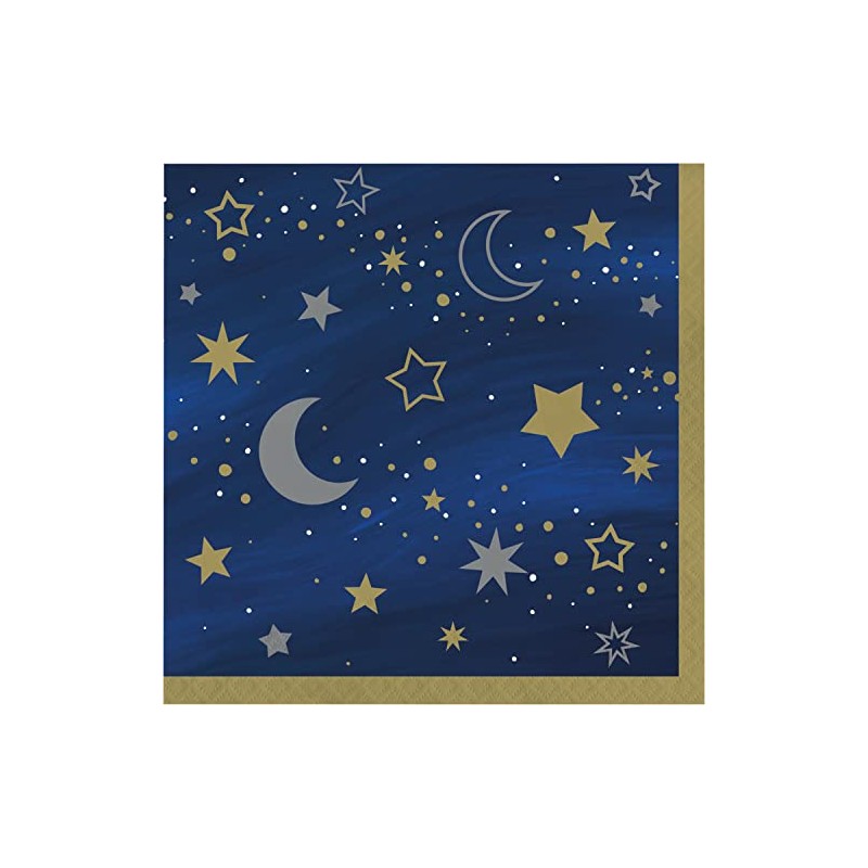 Trendware Starry Night Napkins, 48 ct