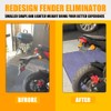 RANSOTO - Soporte para placa de matrícula Grom para motocicleta