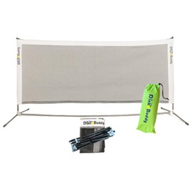 Pickleball Net System Lightweight Collapsible Frame and Portable Carry Bag Select Size and Color: (6-ft, Black Net)