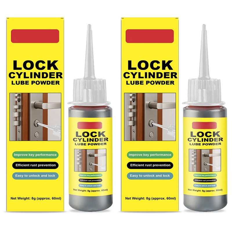 Dry Graphite Lock Lubricant Powder for Keyholes – Smooth Operation