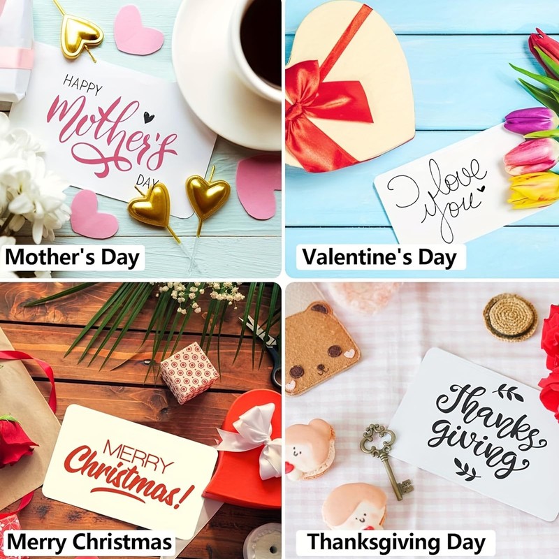 Pack of 200 Blank Cards, 9 x 5.2 cm, Blank