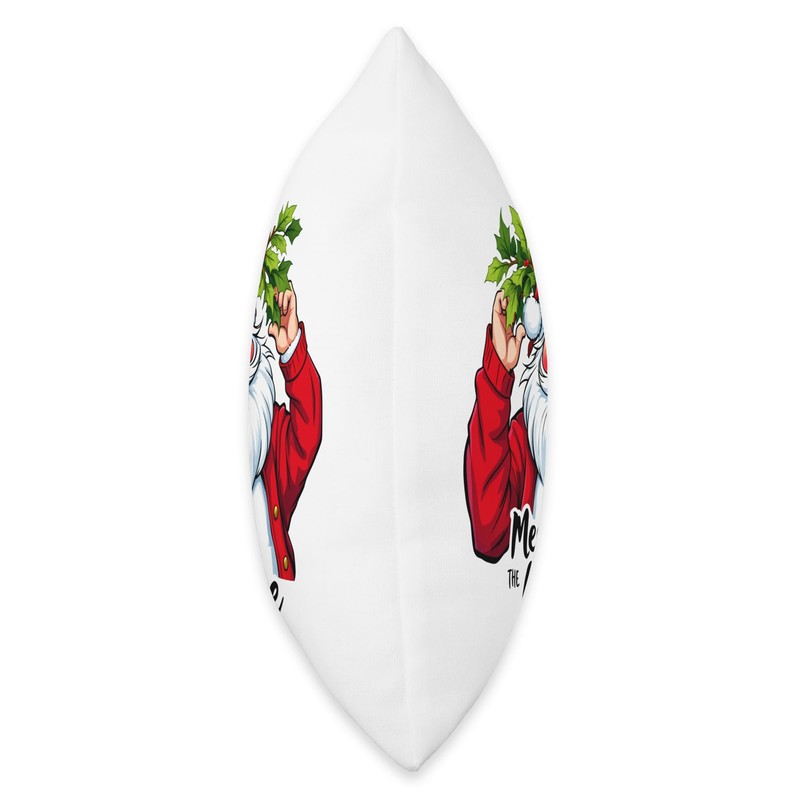 Meet Me Under The Mistletoe Christmas Throw Pillow