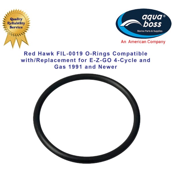 Red Hawk FIL-0019 O-Rings Red Hawk Compatible for E-Z-GO 4-Cycle