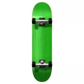 Yocaher Blank 7.75" Complete Skateboard - Stained Green