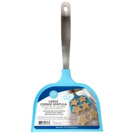 R&M 6.5 Inch Large Cookie Spatula, Non-Stick Nylon with Stainless Steel Handle