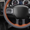 MEWANT Hand Sewn 3D Style Steering Wheel Cover Wrap for