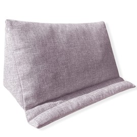 Book Pillow for Reading in Bed, Soft Holder for Lap Reader Accessories Ipads/Tablet Stand for Bedside Kitchen Desk for Hands Free, Portable Travel Pillow Cushion, Mauve Shadows