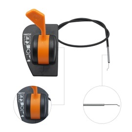 GY21984 Throttle Choke Cable Replacement for John Deere D160 D170 D140 D130 D125 LA155 X165 LA165 GY21308 GY21624