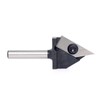 Insert Carbide V-Groove 60-Degree Router Bit 1/4 Inch Shank, Replacement