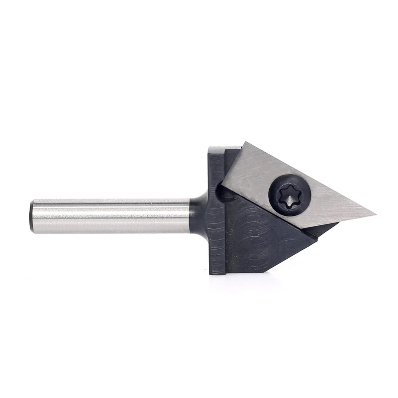 Insert Carbide V-Groove 60-Degree Router Bit 1/4 Inch Shank, Replacement