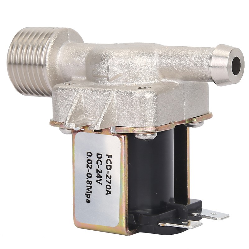1/2" Copper Electric Solenoid Valve NC Normally Closed Water Inlet