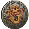 Chinese Holy Loong and Phoenix Good Luck Coin for Lottery