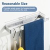 SAYAYO Brushed Nickel Hand Towel Holder for Bathroom Wall, 12