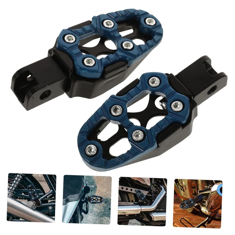 FUNOMOCYA Mini Bike Foot Pegs Aluminum Alloy Motorcycle Accessories Easy