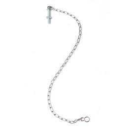 Merriway BH02315 Link Type Bath Chain with S Hook and Stay - 450mm (18 inch)