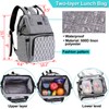 AmHoo Insulated Lunch Box Cooler Backpack Waterproof Leak-proof Lunch Bag