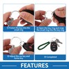 A ABSOPRO Car Keychain Universal Key Chain with Ring for