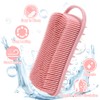 Silicone Body Scrubber, 2 in 1 Soft Silicone Loofah 2