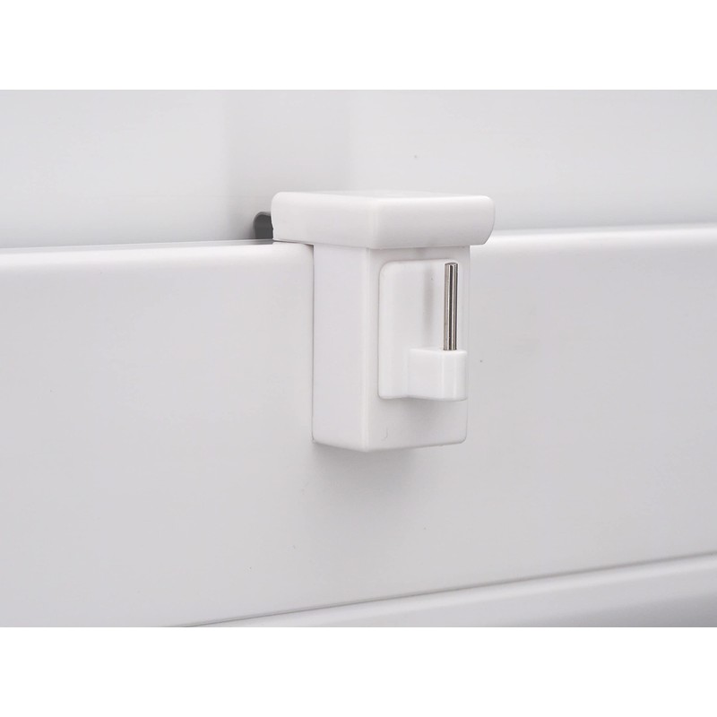 Dekondo - 20x Decorative Window Hooks for Window Decoration White