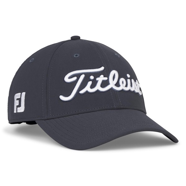 Titleist Men's Tour Performance Golf Hat Baseball Cap, Washed Indigo/White,