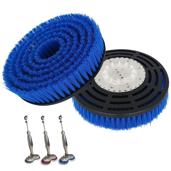 2 Pack Upgraded Mop Pad Replacement Brush Heads Compatible with