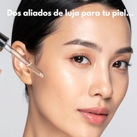 Cabina Maya, Dos Serum facial anti-arrugas y anti-manchas, Acido hialuronico puro más niacinamida (vitamina B3) repara, fortalece, nutre la barrera de