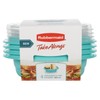 Rubbermaid TakeAlongs 2.9 Cup On the Go Square Food Storage