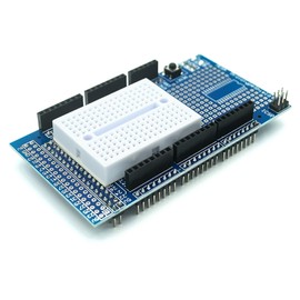 ProtoShield Prototype Expansion Board with Breadboard for Arduino Mega - Easy Prototyping and Development Shield, 2 Pieces