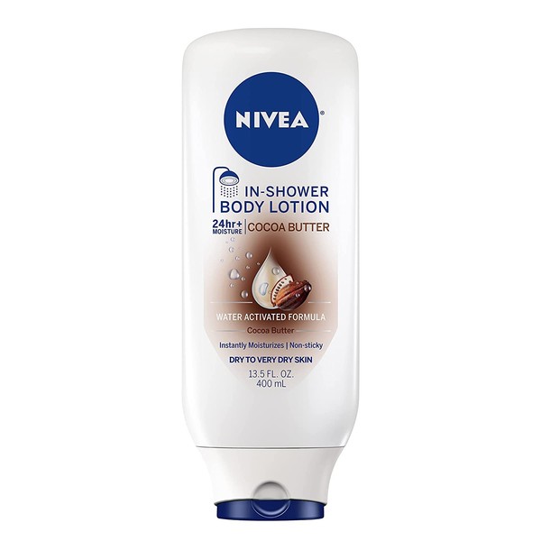 Nivea Lotion In-Shower Cocoa Butter 13.5 Ounce (Dry To Very