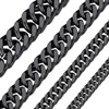 ChainsHouse Unisex Cuban Chain Stainless Steel 5/7/10/13.5 mm Wide Men's