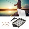Fly Fishing Box, Slim Lightweight Fly Fishing Lures Box Waterproof