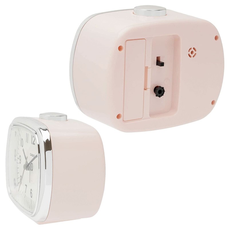 CASIO Alarm Clock Pink Analog Snooze Light Retro TQ-159-4JF
