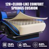 GTPLAYER Gaming Chair with Speakers, Video Game Chairs with Footrest