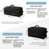 Rolling Duffle Bag with Wheels,110L/140L Expandable Soft-Sided Foldable Duffle Bag