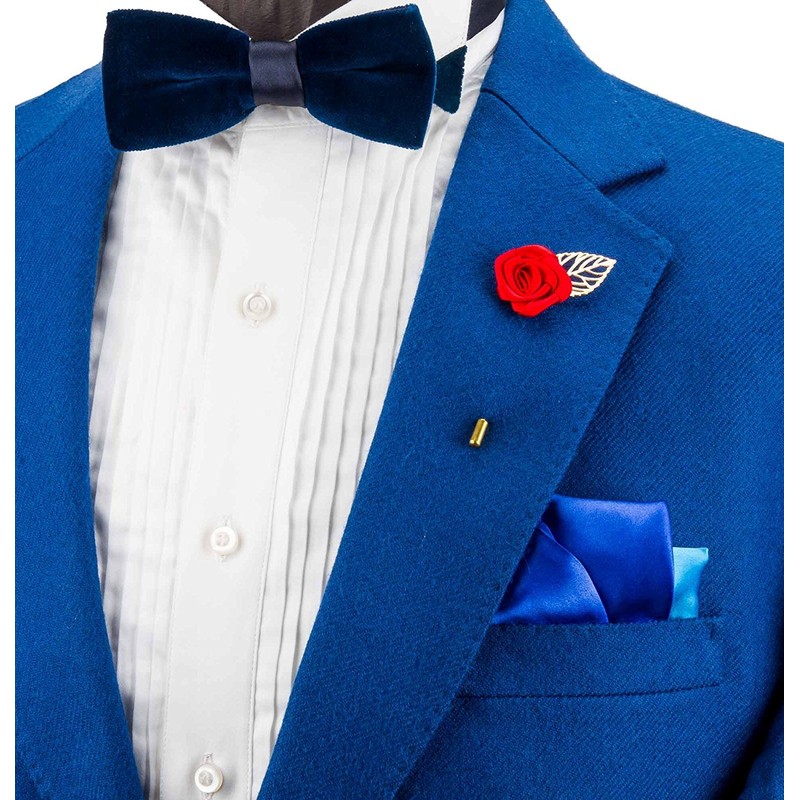 Flairs New York Gentleman's Essentials Premium Handmade Flower Lapel Pin