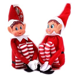 30 cm 12 Inch Bending and Pose Naughty Behavior Badly Elf Girl & Boy