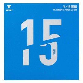 Victas MAX 020521 Rubber V>15 Stiff Soft Back High Energy Tension for Attacking, Black