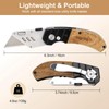 Harita Utility Knife Box Cutter with Belt Clip, Extra 5
