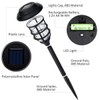 Solpex 8 Pack Solar Lights Outdoor, Warm White Solar Landscape