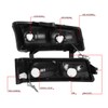 D SOLUTIONS LED DRL Headlights Assembly Compatible with 2003-2007 Chevy