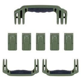 Pelican 1626 Replacement Handle & Latch Set by ColorCase - OD Green - Handles & Push Button Latches