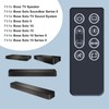 ZWP Replacement Remote Control Fit for Bose TV Speaker,Compatible for