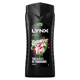 Lynx XXL Africa 12 hours of the UK’s #1 fragrance* Shower Gel body cleanser for a refreshing shower 500 ml