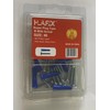 HLAFIX Fastener Blue Super Plug with Screw, 15sets, 8#x1-1/4