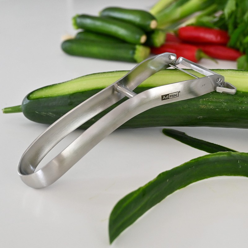 AdHoc GC 13 Ultra-Sharp Universal Peeler Curve Stainless Steel