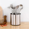 OKT Kitchen Utensil Holder,7.2″Large Stainless Steel Utensil Crock with Non