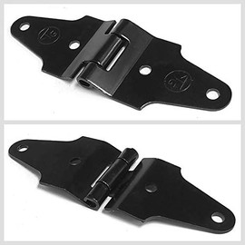 6X Transglobal Black Hinges (Roll Center, 2" Width) Works with Truck Trailer Roll-Up Door (TG-15)
