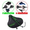 Wide Bike/Bicycle Seat Cover Padded 29(L)*27(W) CM FUCNEN Large Gel