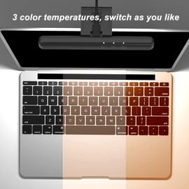 Sorandy PC Lamp, Home Office Desk Screen Light, Laptop LED Eye-Friendly Light Strip with Dimmable Lamp Strip, Touch Control, No Screen Glare